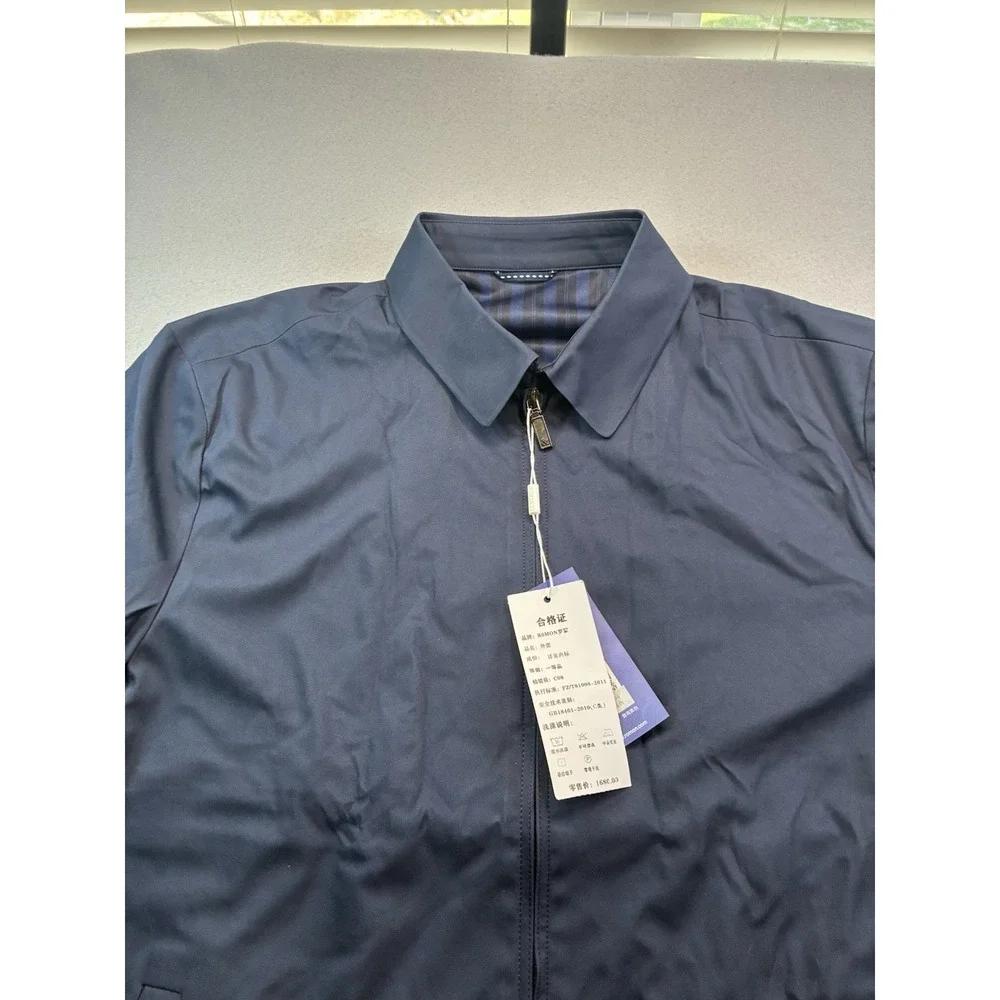 Mens Medium Casual‎ Business Coat Classic Dress Winter Jacket Social Blazer Navy